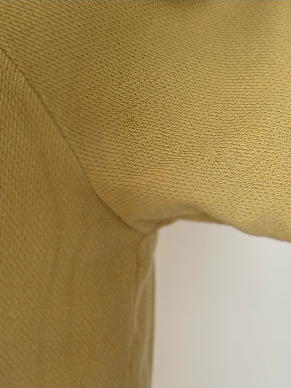 Zara Olive-Mustard Short Sleeve Knit Tee - Picture 5 of 9
